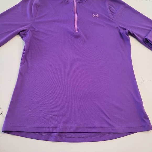 Under Armour heatgear purple full sleeve t-shirt - women's size Small - Picture 4 of 15